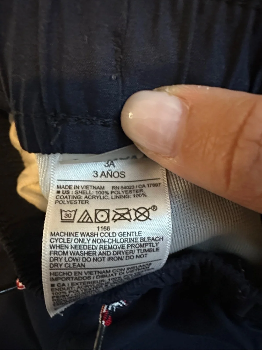 Old Navy Dark Blue Swim Trunks with Elastic Waist